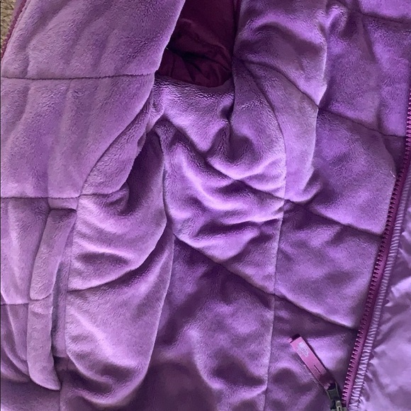 North face girls reversible Perseus jacket sm7/8 - Picture 4 of 4